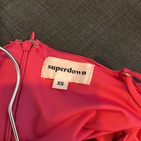 Superdown Giana Twist Front Mini Cutout Dress in Pink Size XS - Picture 6 of 6